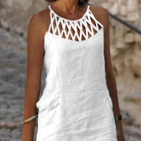Vestido de Linho Ninfa - Loja Luniva