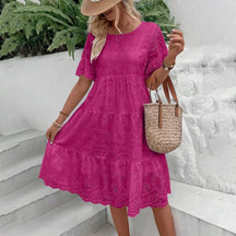 Vestido com Detalhes em Renda Nirvana - Loja Luniva