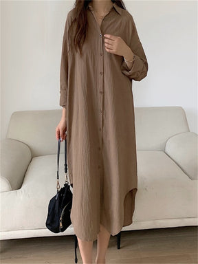 Vestido Chemise Longo - Loja Luniva