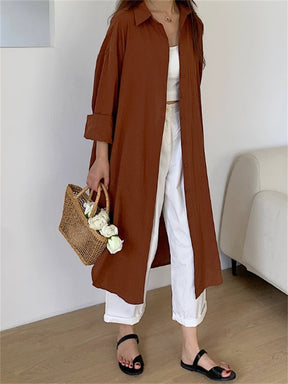 Vestido Chemise Longo - Loja Luniva